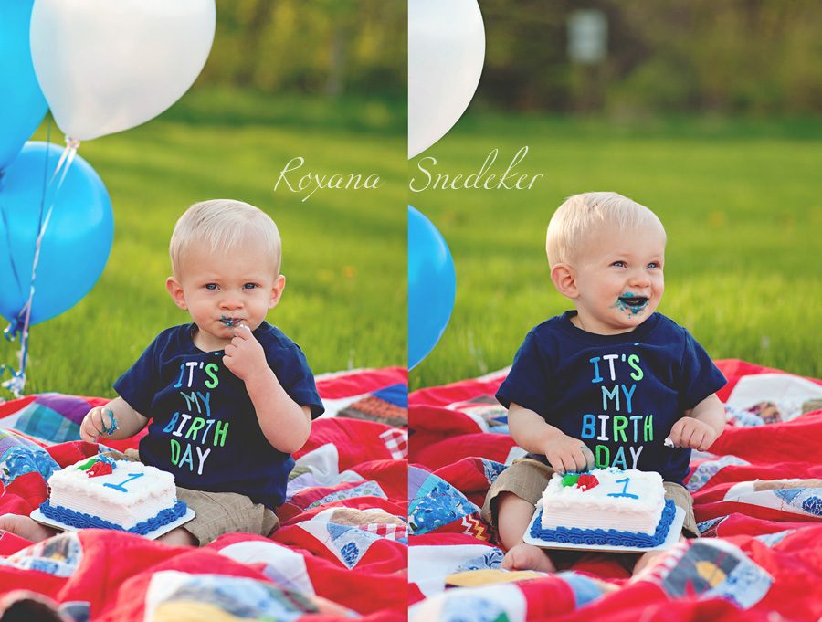 Carmel, Noblesville, Westfield cake smash session - hamilton county photographer