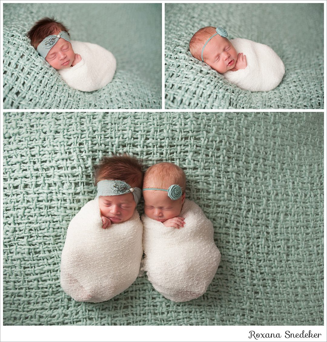 Twins Newborn Pictures | Noblesville, IN Photographer