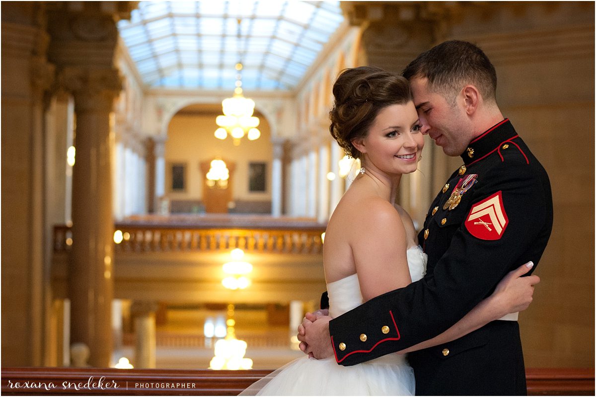 Indiana State House Wedding Photography