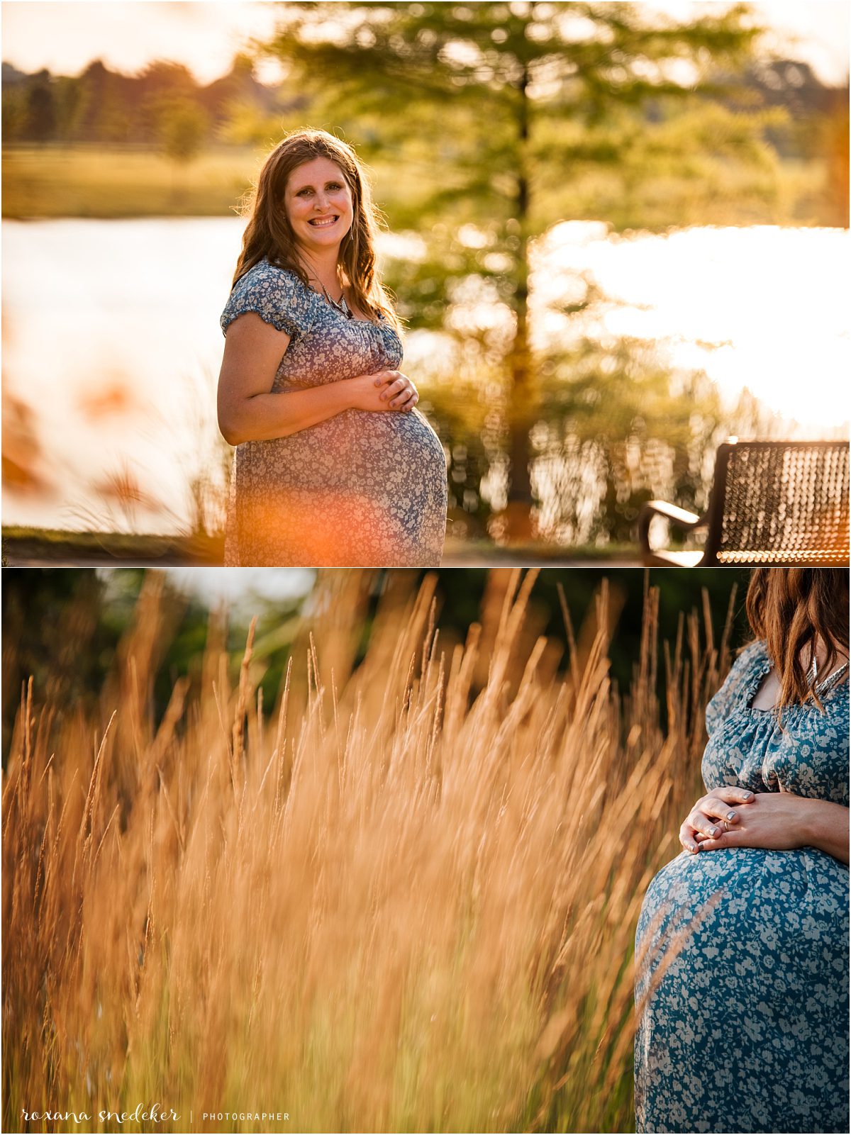 Maternity Pictures at Coxhall Gardens Carmel, IN