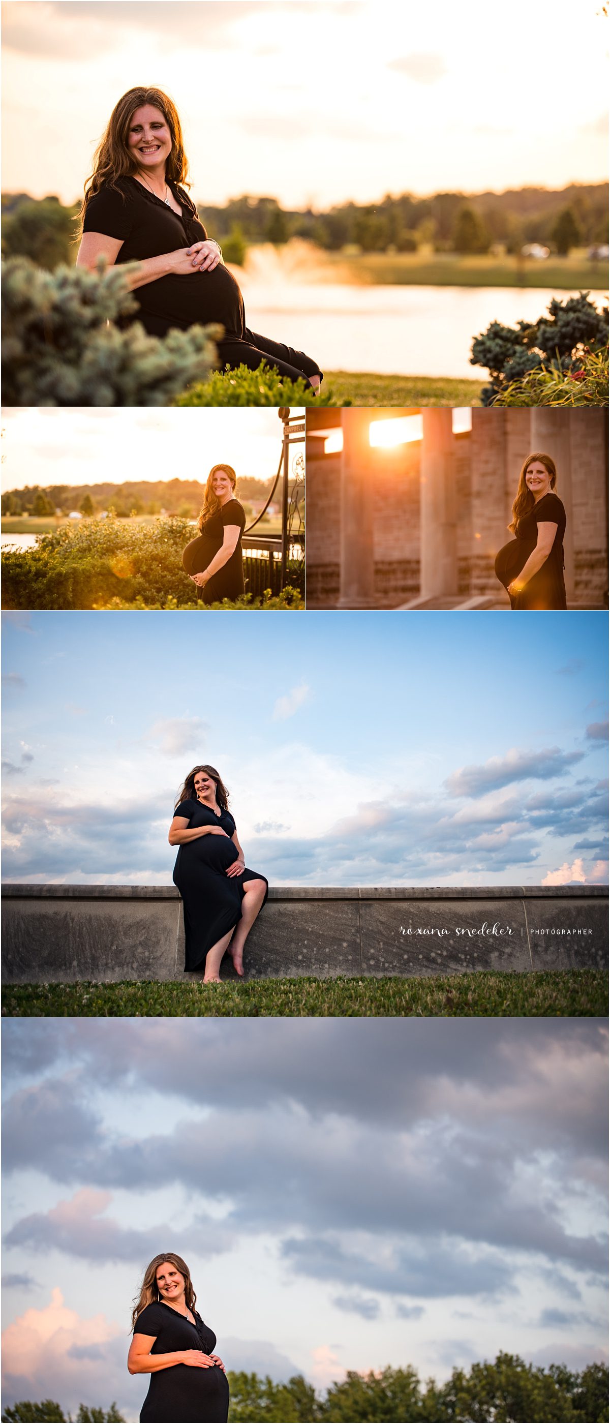 Maternity Pictures at Coxhall Gardens Carmel, IN