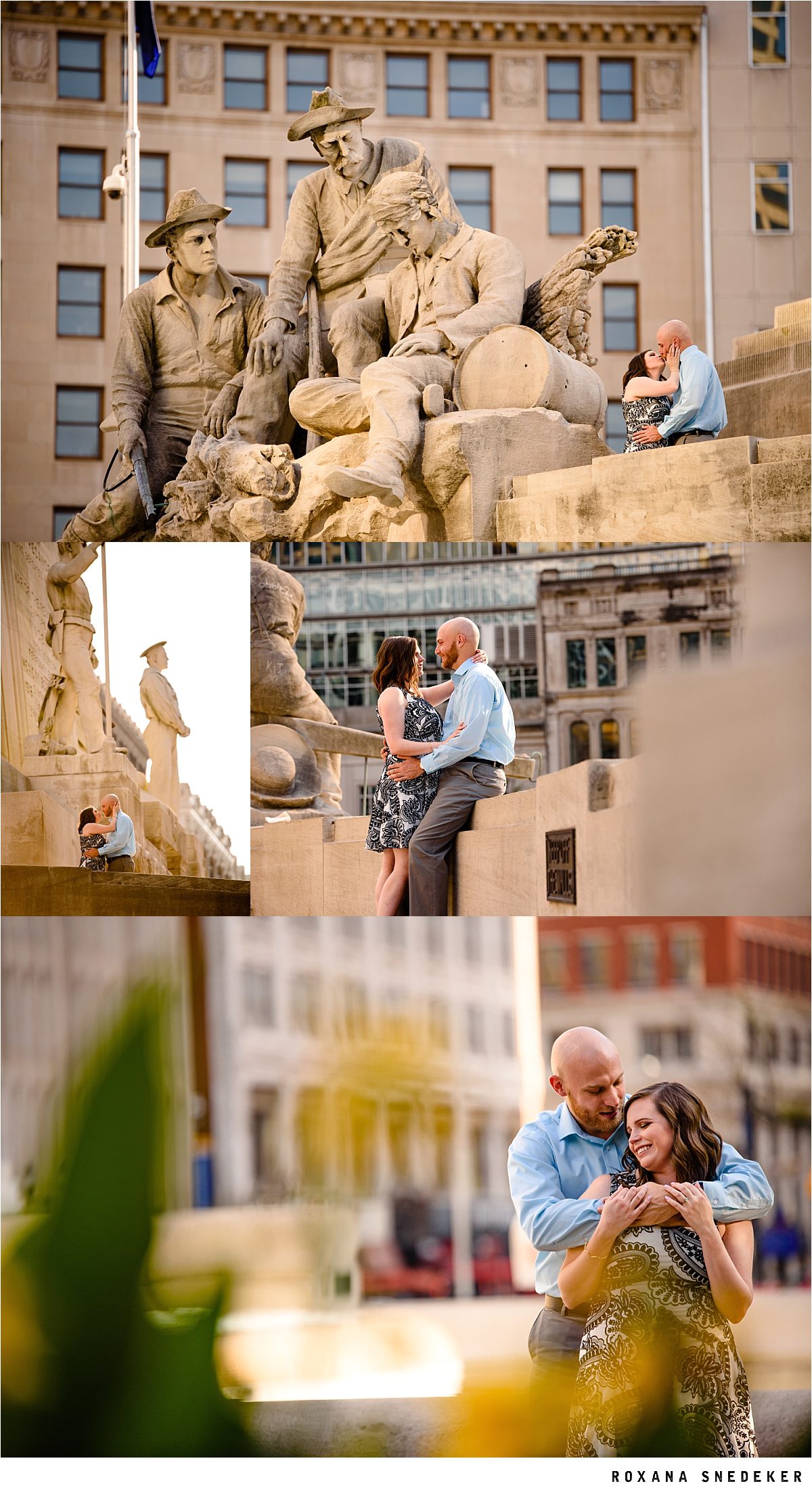 Downtown Indianapolis Engagement Session