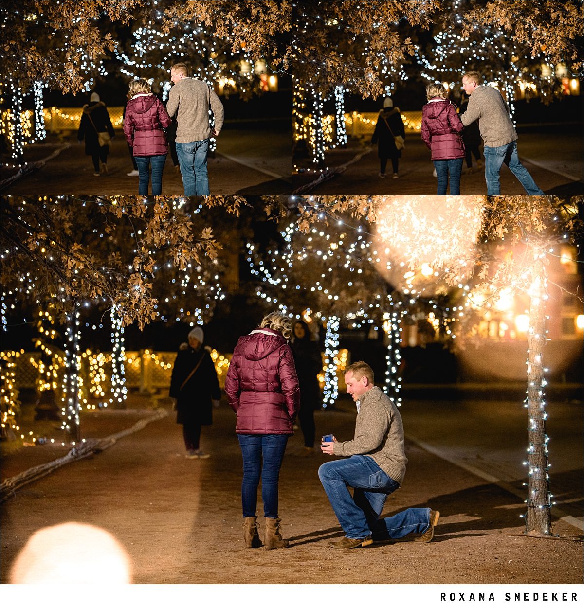 Christmas engagement proposal