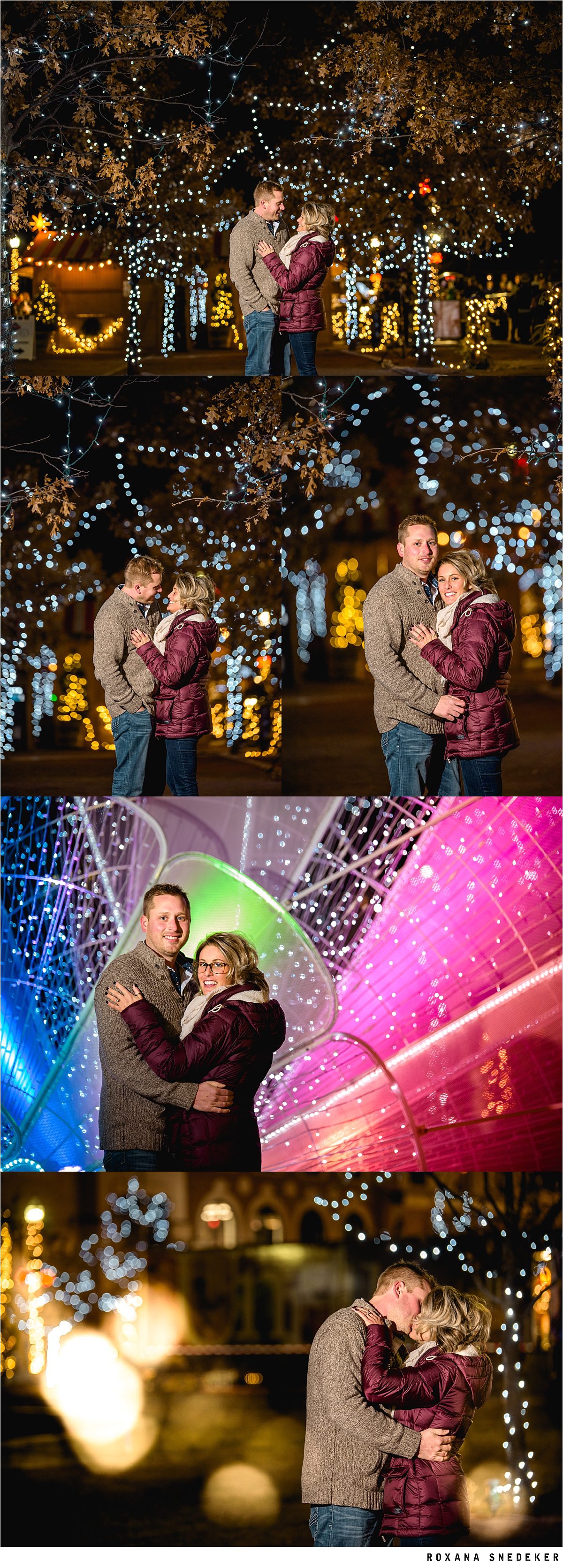 Marriage proposal at Carmel Christkindlmarkt | Outdoor Ice Rink || Marriage Proposal