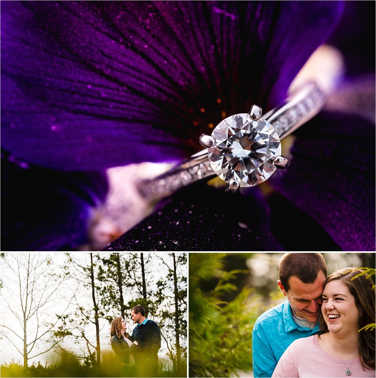Engagement pictures done in Carmel, Indiana at Coxhall Gardens