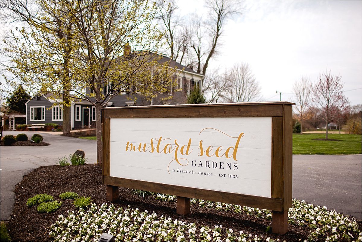 Mustard Seed spring wedding Indiana