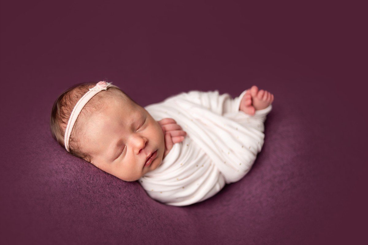 Posed Newborn Session at Noblesville, Indiana Studio | Indiana Photographer