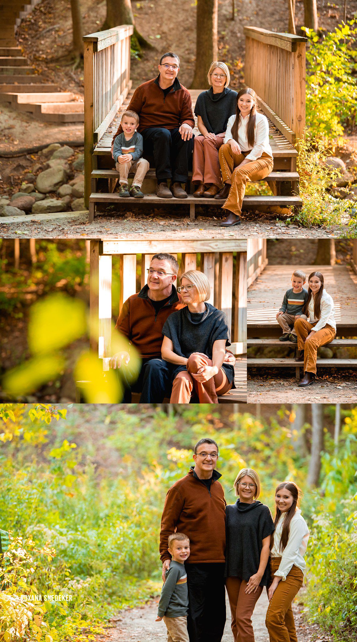 Outdoor Family Pictures Cool Creek Park