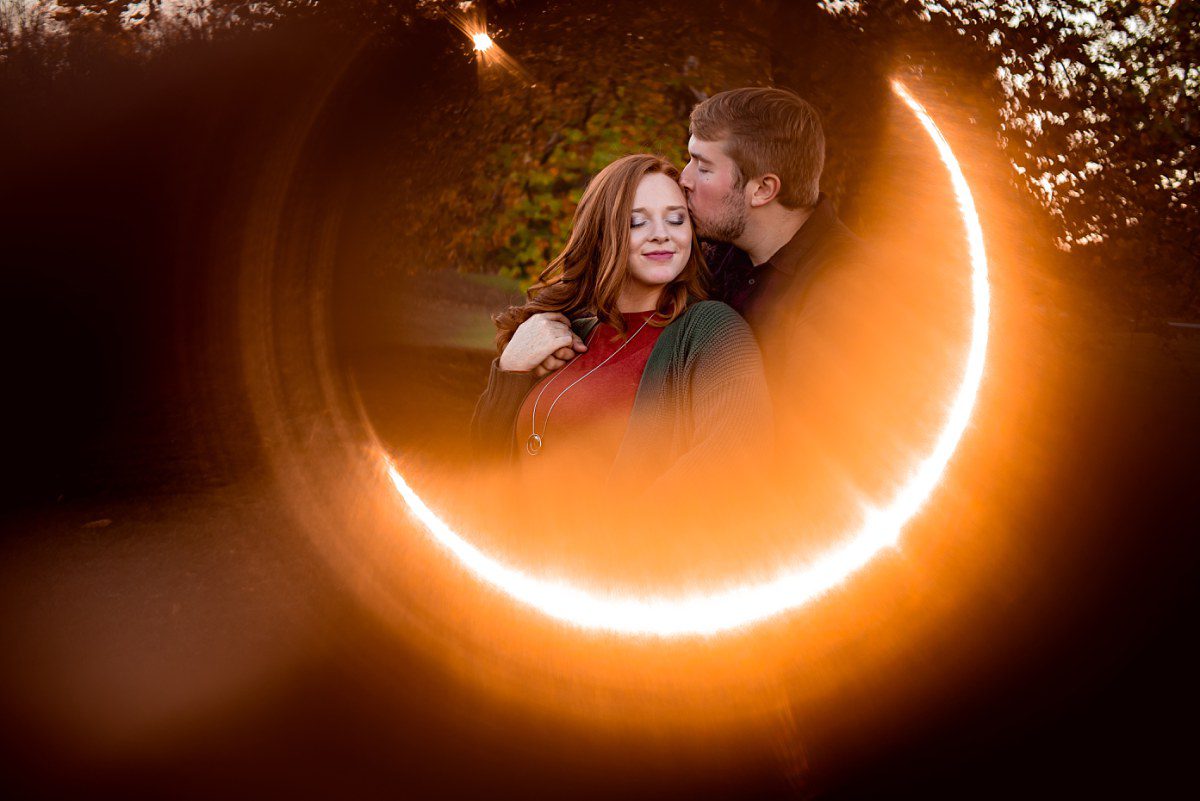 Engagement photographer in Carmel, Indiana