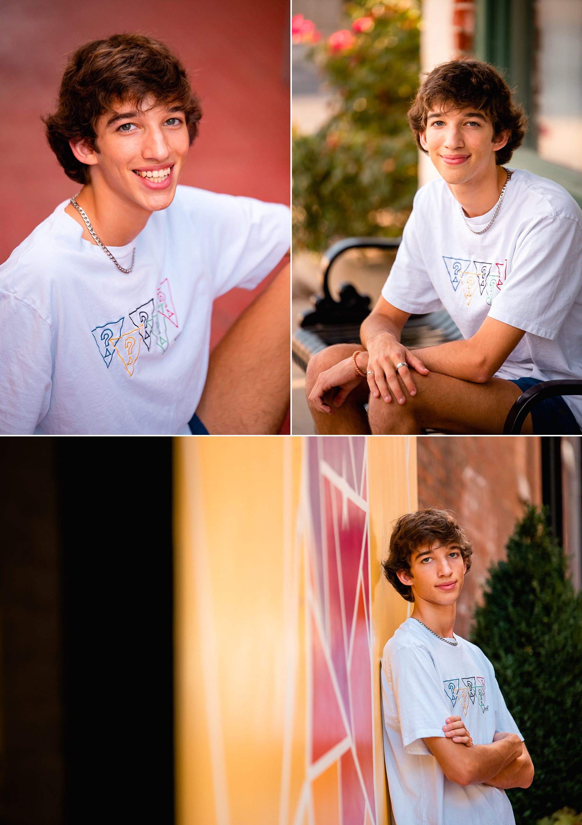 Senior portrait photoshoot